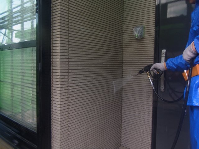 伊勢崎市 外壁 高圧洗浄 ミヤケン