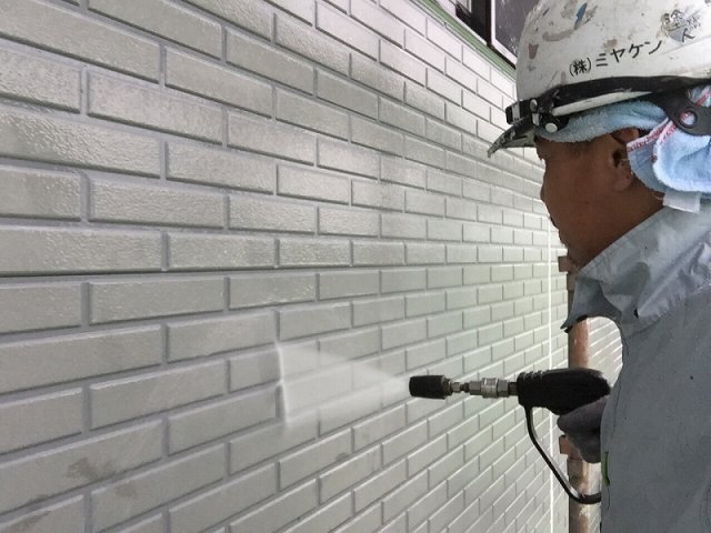 前橋市 屋根外壁塗装工事 外壁高圧洗浄 お客様の声 ミヤケン