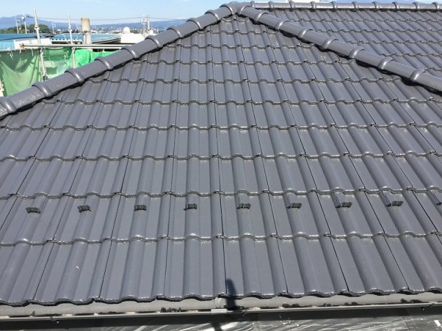 前橋市 屋根外壁塗装工事 屋根施工後 お客様の声 ミヤケン