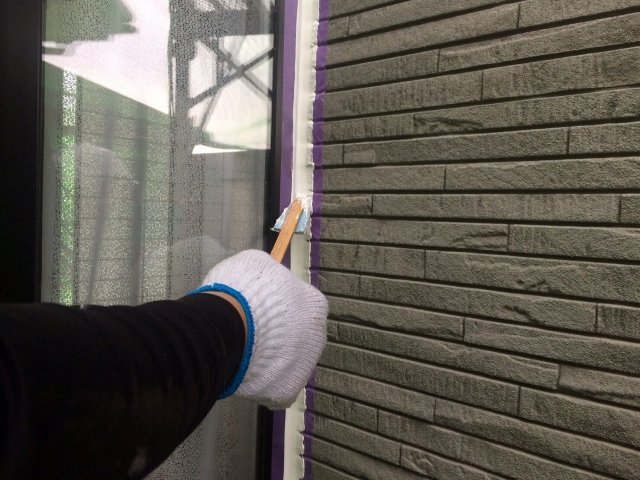 高崎市 コーキング ヘラ押え ミヤケン