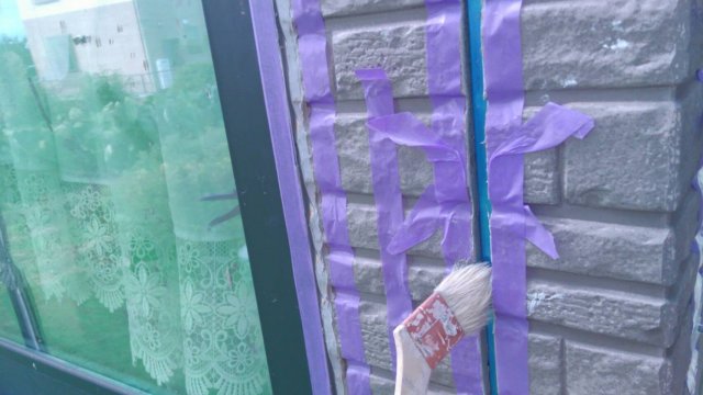 前橋市 外壁塗装工事 コーキングプライマー塗布 お客様の声 ミヤケン