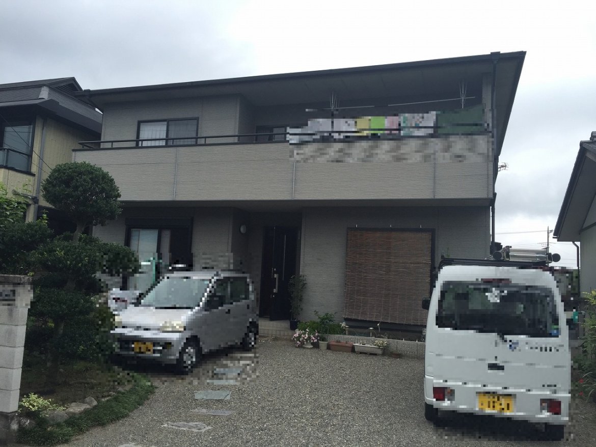 高崎市 外壁塗装 施工前 ミヤケン