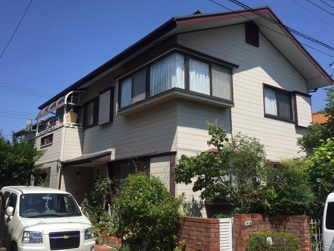 高崎市 屋根外壁塗装工事 施工前 お客様の声 ミヤケン