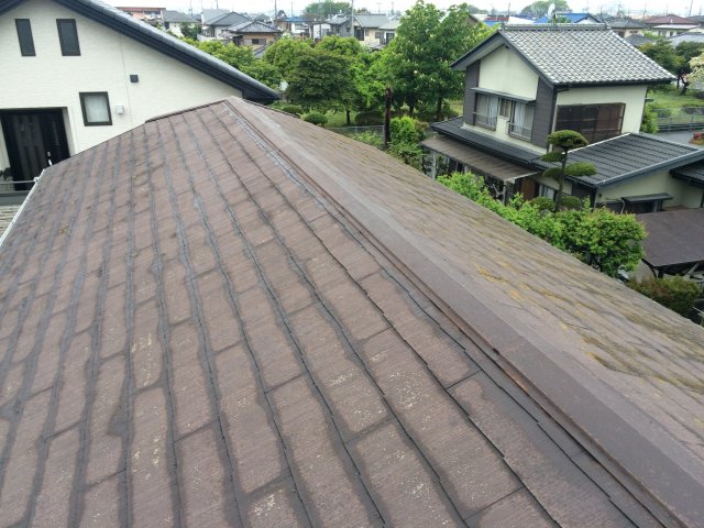 太田市 屋根外壁塗装工事 屋根色あせ お客様の声 ミヤケン