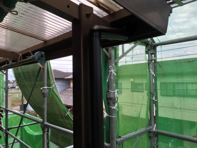前橋市 雨樋 交換 完了