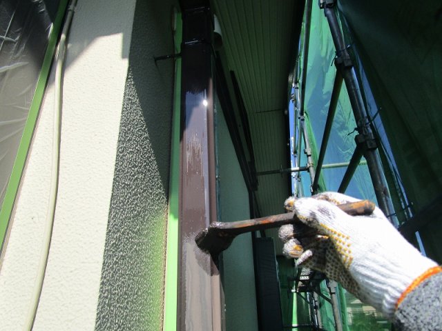 前橋市 屋根外壁塗装工事 雨樋上塗り お客様の声 ミヤケン