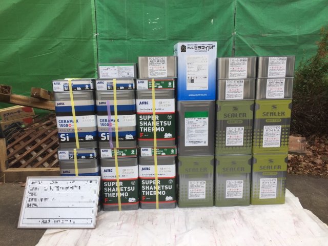 高崎市 外壁塗装 塗料一式 ミヤケン