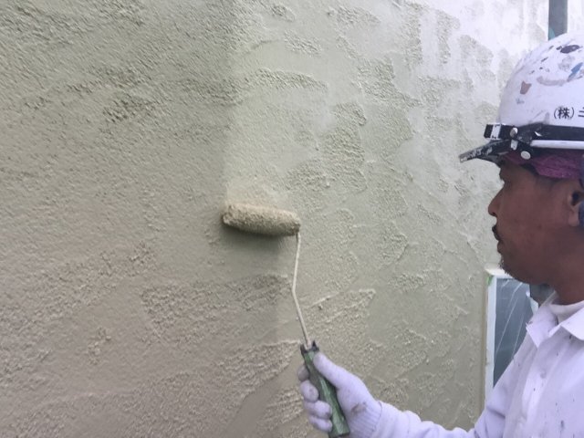 邑楽郡邑楽町 外壁 下塗り ミヤケン