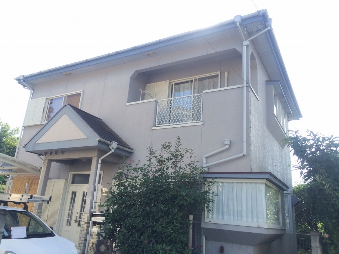 高崎市 外壁塗装 施工前 ミヤケン