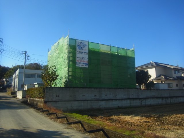 高崎市 外壁塗装工事 足場組立 お客様の声 ミヤケン