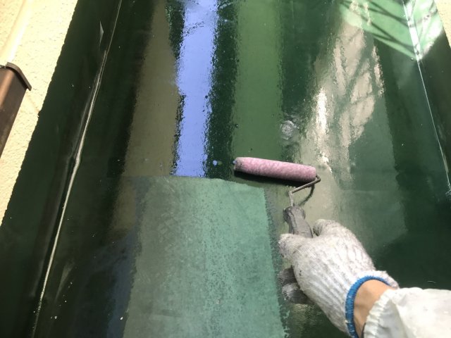 邑楽郡千代田町 ベランダ防水 下塗り ミヤケン