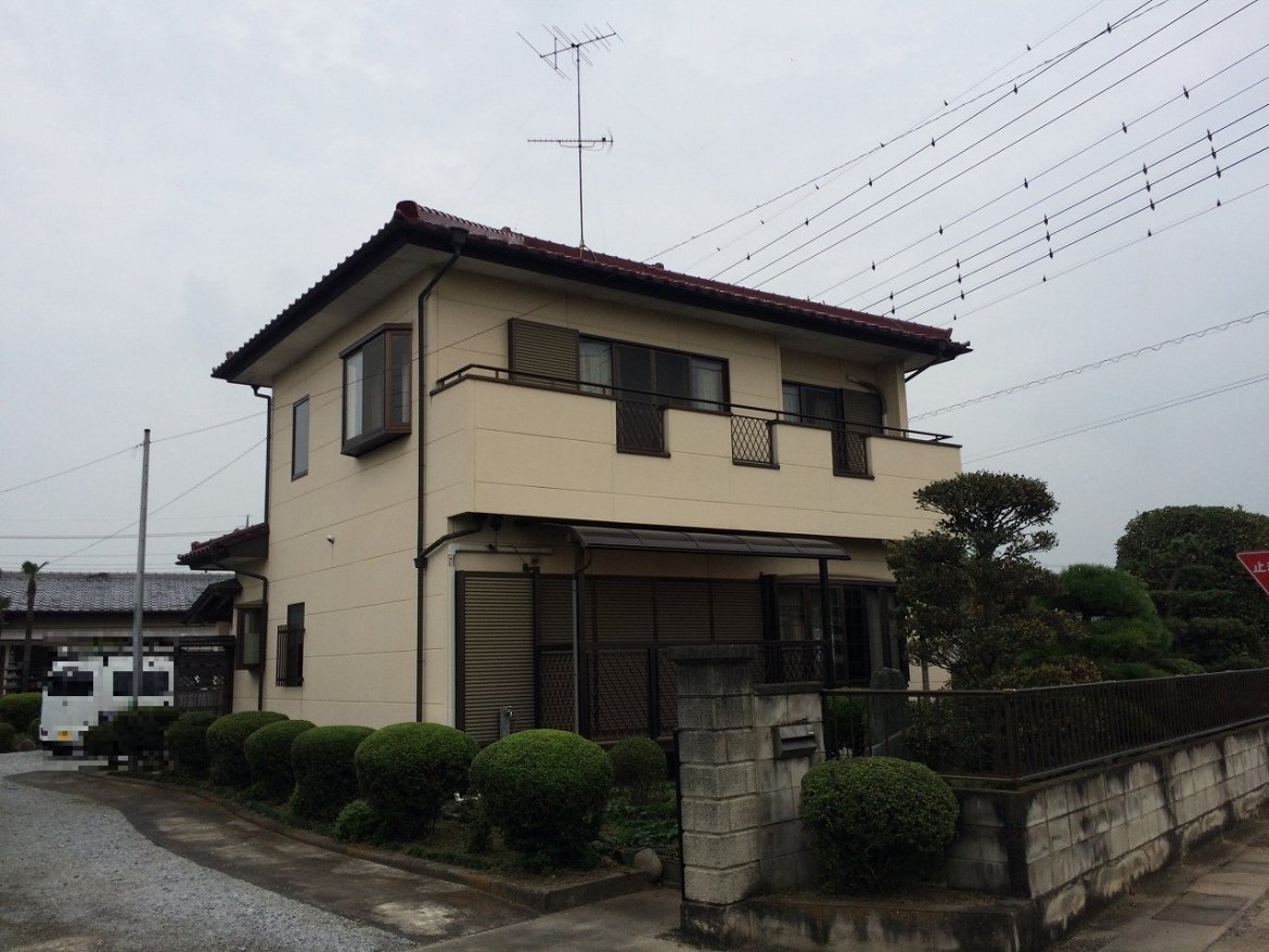 邑楽郡千代田町 外壁塗装 施工前 ミヤケン
