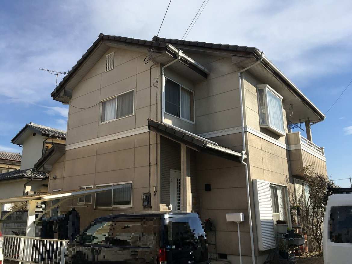 前橋市 外壁塗装 施工前 ミヤケン