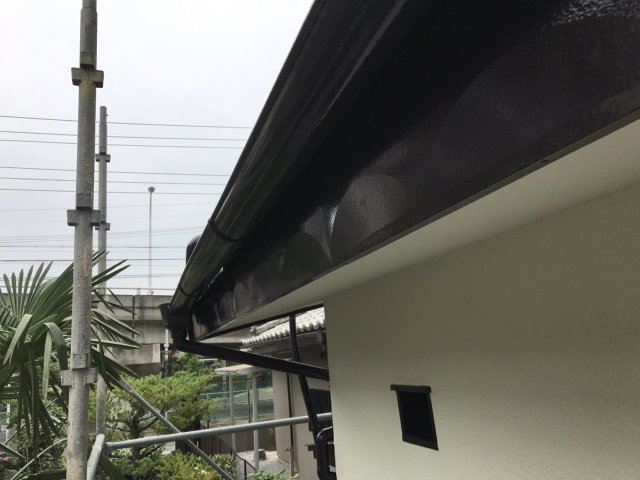 太田市 雨樋 完了 ミヤケン