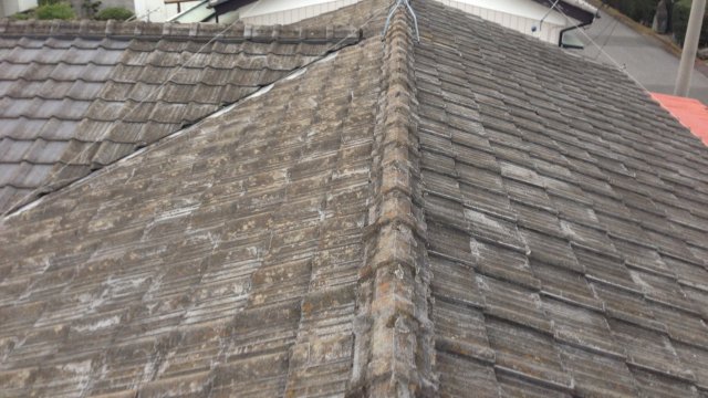 太田市 屋根外壁塗装工事 平屋 屋根施工前 お客様の声 ミヤケン