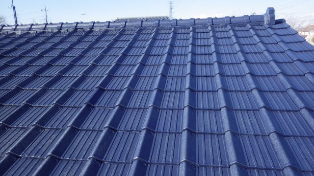 太田市 屋根外壁塗装工事 平屋 屋根施工後 お客様の声 ミヤケン