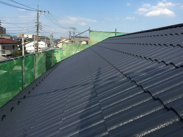 前橋市 屋根塗装 完了 ミヤケン