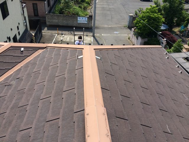 高崎市 屋根外壁塗装工事 屋根色あせ お客様の声 ミヤケン