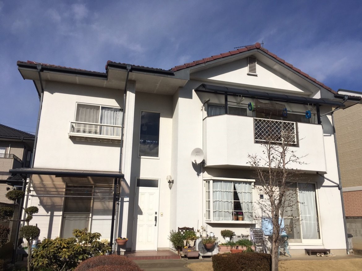 太田市 屋根外壁塗装工事 施工前 お客様の声 ミヤケン