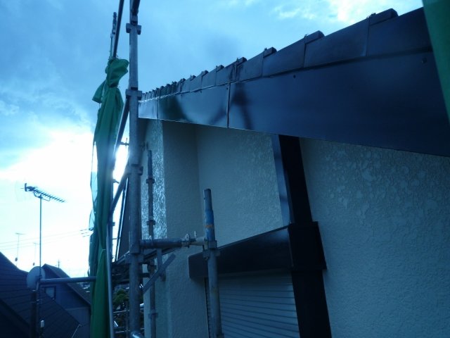 太田市 外壁塗装工事 破風板完了 お客様の声 ミヤケン