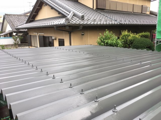 太田市 ガレージ屋根 完了 ミヤケン