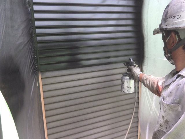 太田市 付帯部塗装 戸袋 ミヤケン
