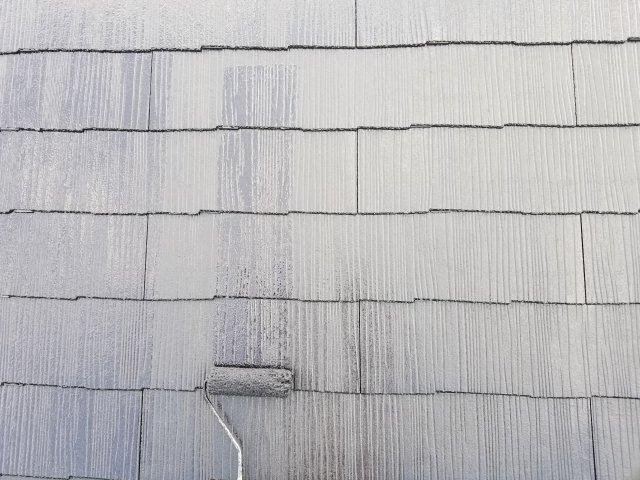 太田市 屋根外壁塗装工事 屋根上塗り2回目 お客様の声 ミヤケン