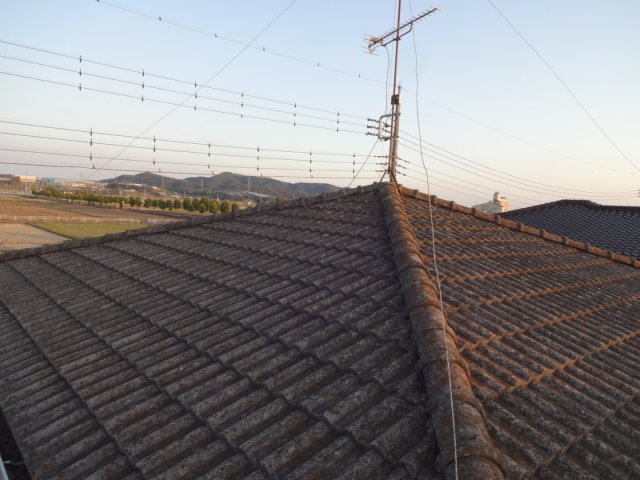 太田市 屋根外壁塗装工事 屋根塗装前 お客様の声 ミヤケン