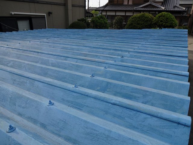 太田市 ガレージ屋根 色あせ ミヤケン