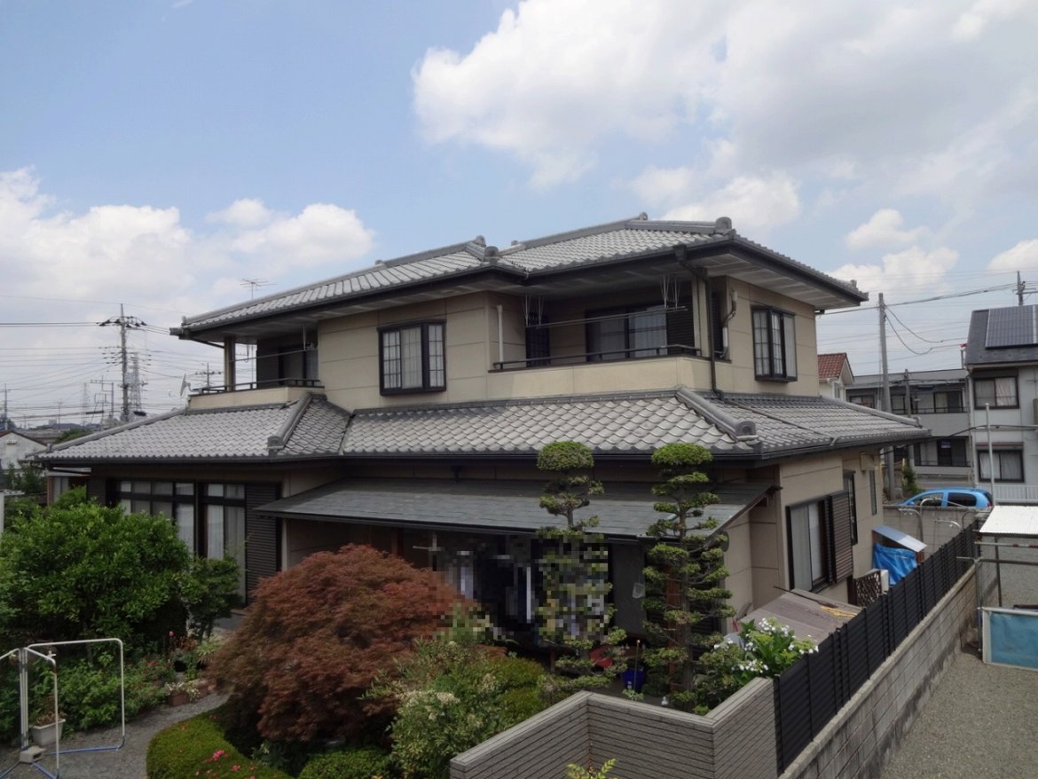 太田市 外壁塗装 施工前 ミヤケン
