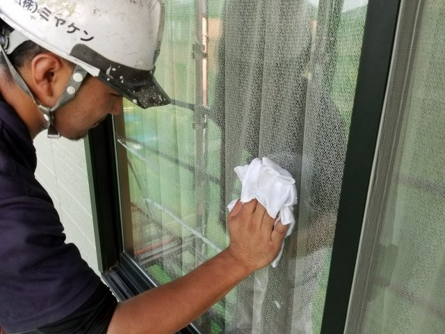 太田市 屋根外壁塗装工事 窓ガラスクリーニング完了 お客様の声 ミヤケン
