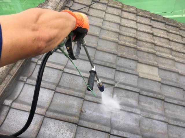 太田市 屋根 高圧洗浄 ミヤケン