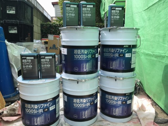 太田市 外壁塗装 塗料一式 ミヤケン