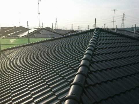 太田市 屋根外壁塗装工事 屋根完了 お客様の声 ミヤケン