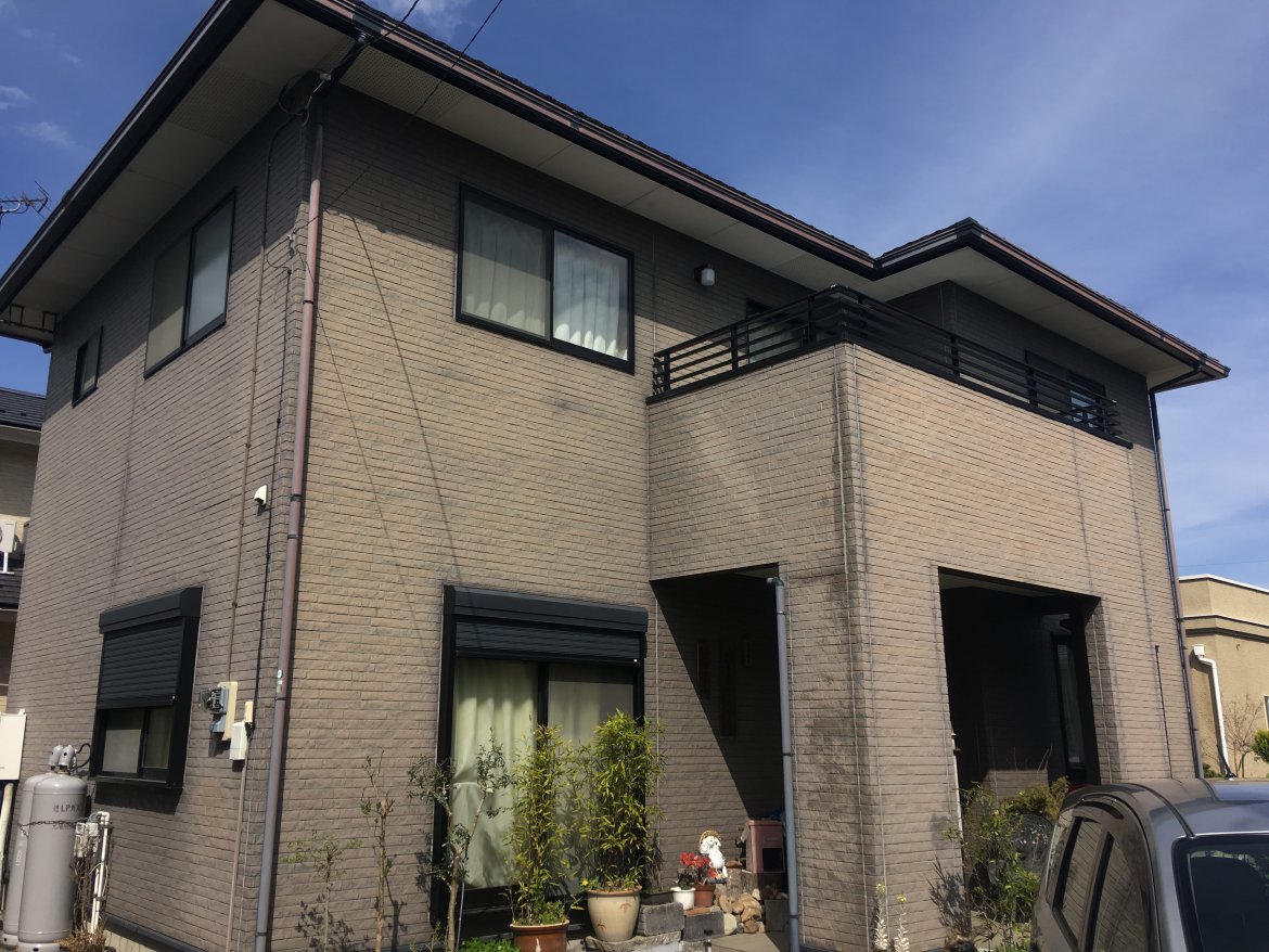 高崎市 屋根外壁塗装工事 施工前 お客様の声 ミヤケン