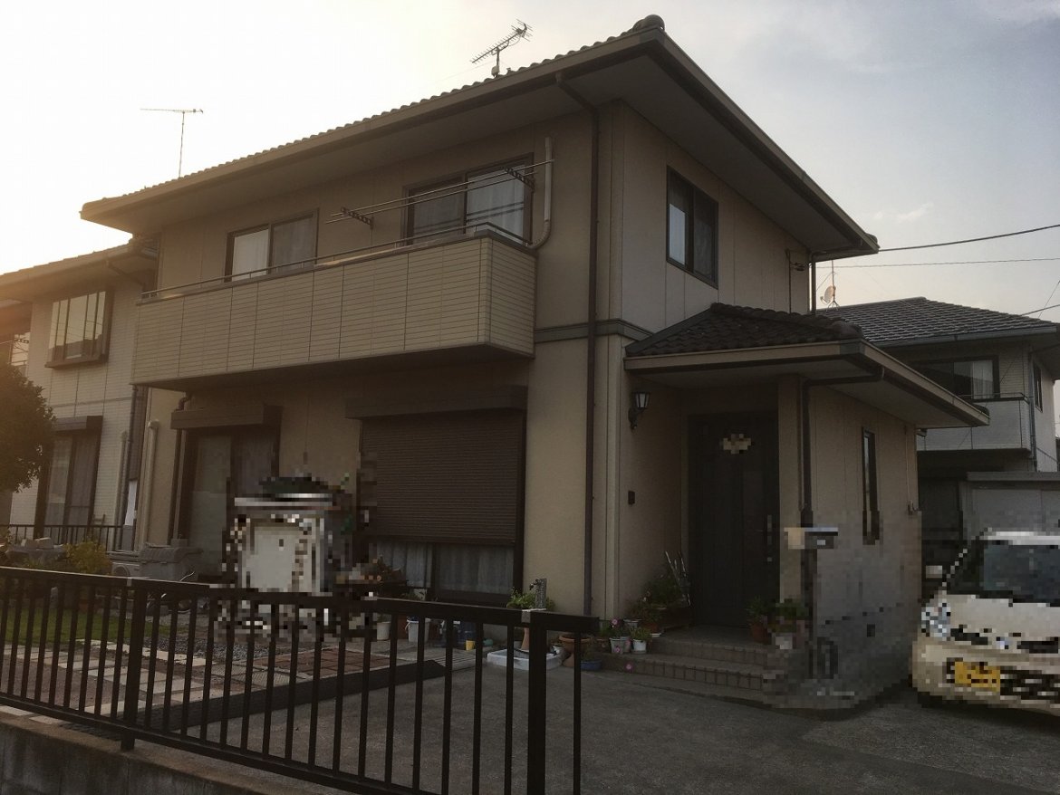 太田市 外壁塗装 施工前 ミヤケン