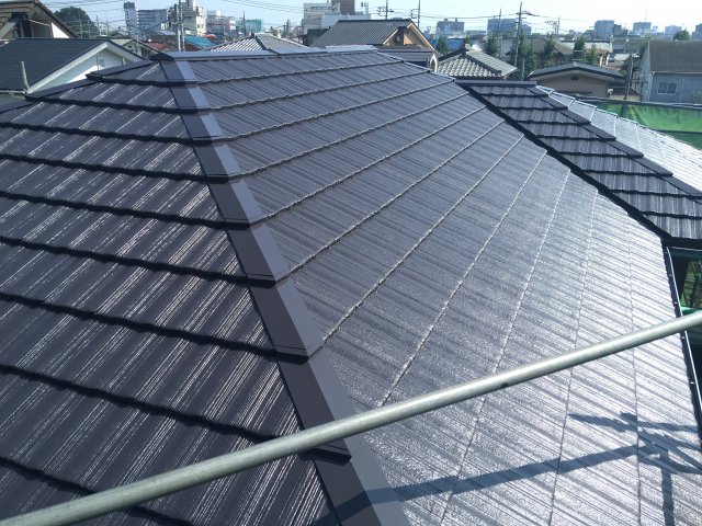 高崎市 屋根外壁塗装工事 屋根施工後 お客様の声 ミヤケン