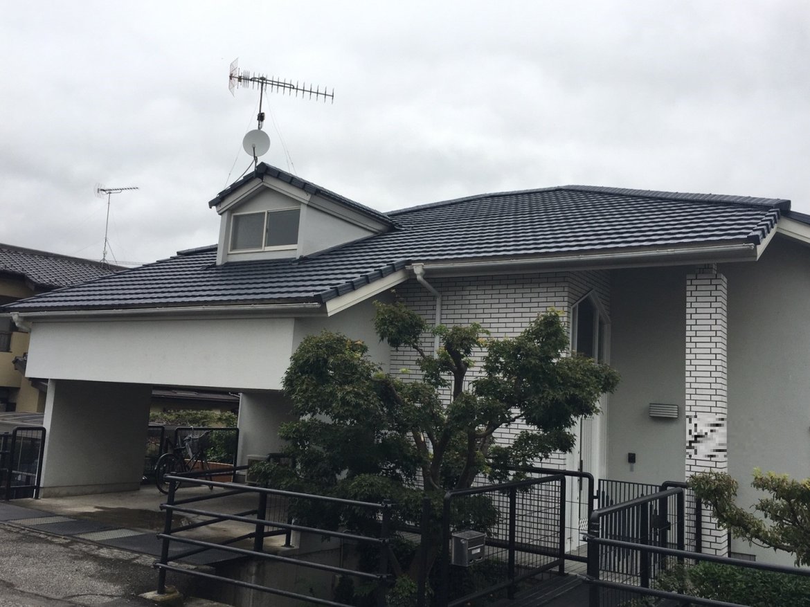 太田市 屋根塗装 完了 ミヤケン