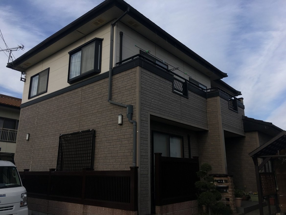 高崎市 外壁塗装 施工前 ミヤケン