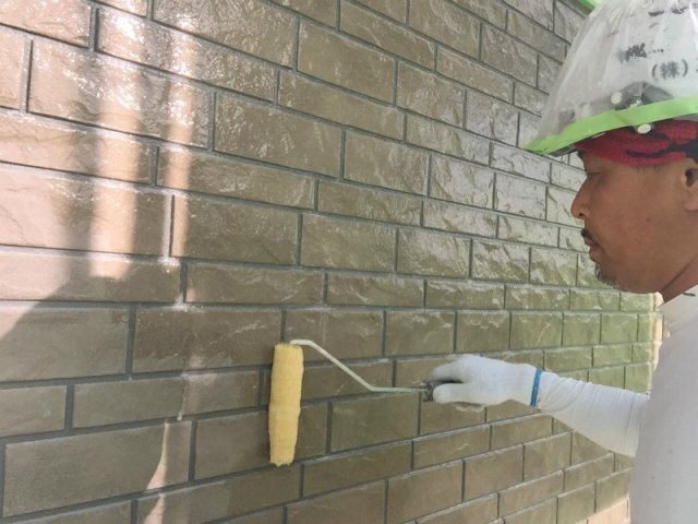 高崎市 外壁塗装 下塗り ミヤケン