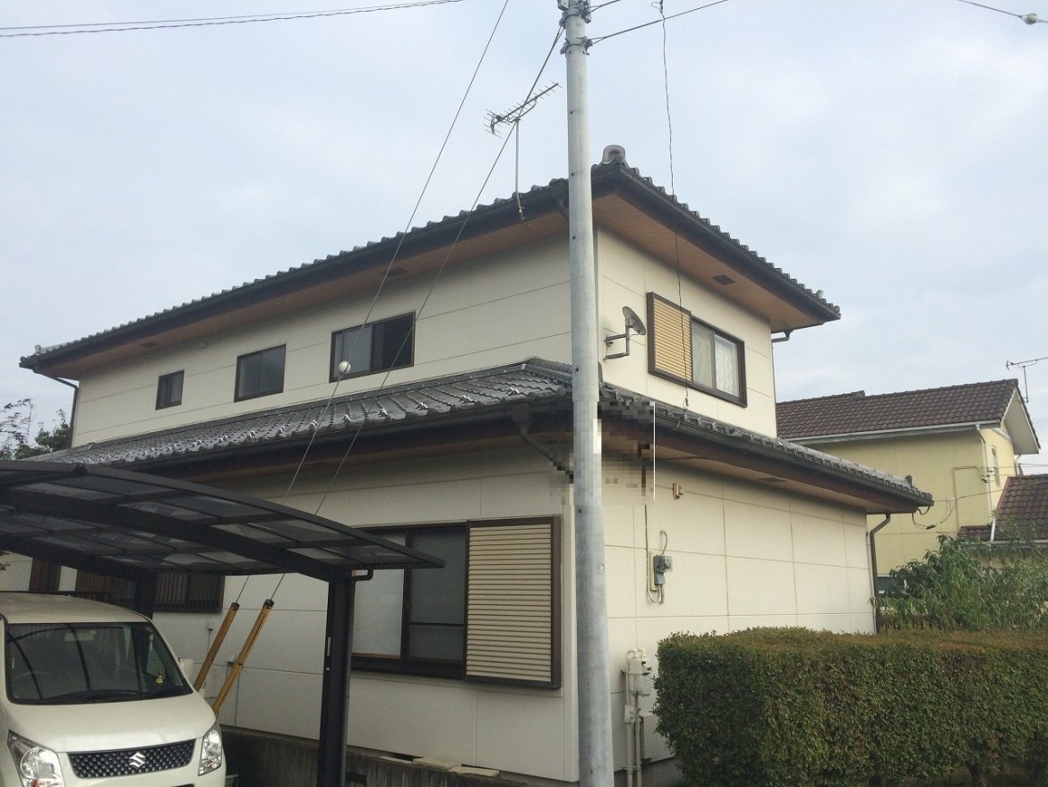 前橋市 外壁塗装 施工前 ミヤケン