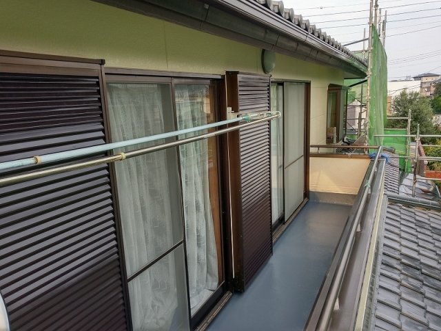 前橋市 外壁塗装工事 雨戸完了 お客様の声 ミヤケン