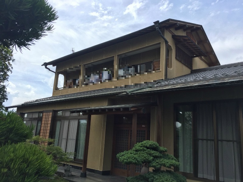 前橋市 外壁塗装 施工前 ミヤケン