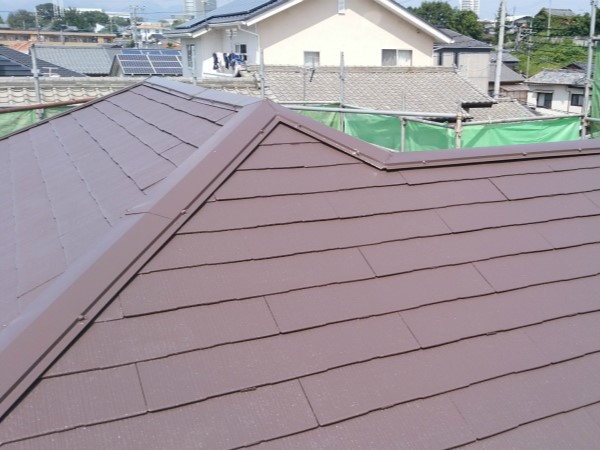 高崎市 屋根外壁塗装工事 屋根完了 お客様の声 ミヤケン