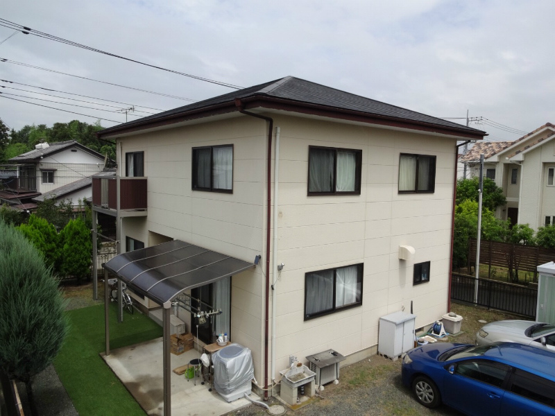 前橋市 屋根外壁塗装工事 施工前 お客様の声 ミヤケン