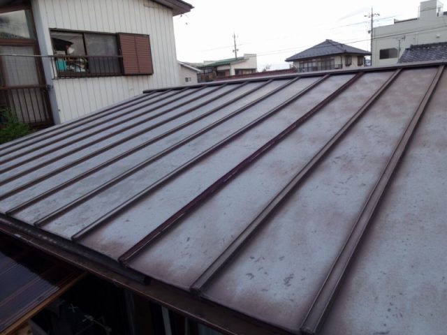 前橋市 屋根外壁塗装工事 金属屋根 色あせ お客様の声 ミヤケン