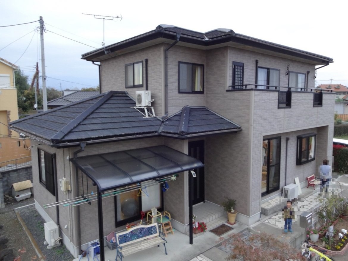 前橋市 外壁塗装 施工前 ミヤケン