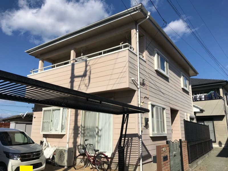 高崎市浜尻町t様 アクセントにダークブラウンを入れた外壁塗装工事 株式会社ミヤケン