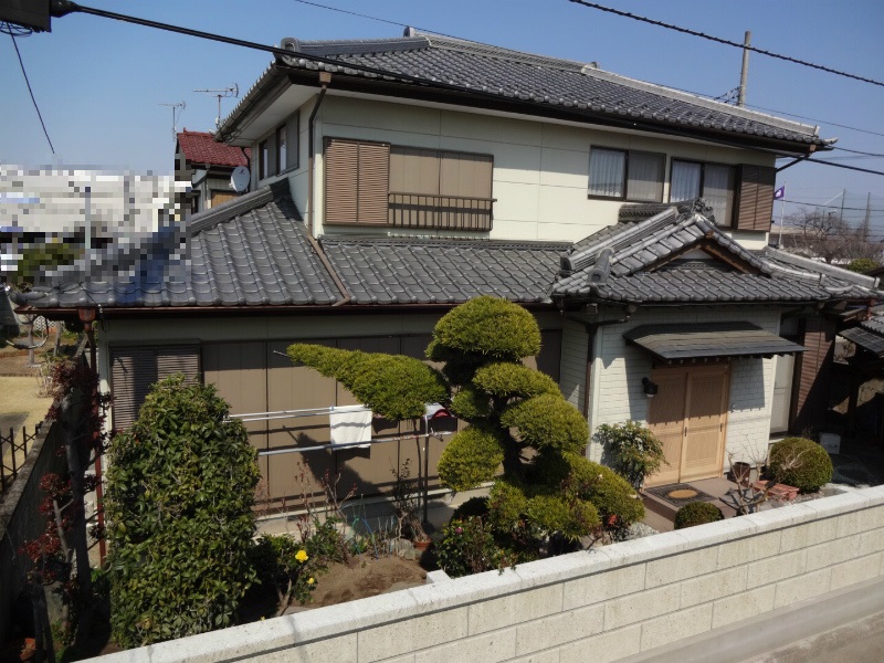 前橋市 外壁塗装 施工前 ミヤケン