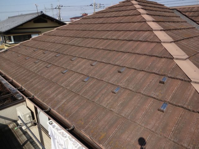 前橋市 屋根外壁塗装工事 屋根の色あせ お客様の声 ミヤケン